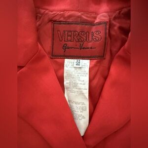 Vintage Versus Gianni Versace Red Blazer Women’s IT 46 / US 12 – Sold as-is